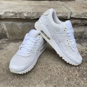 Nike white air max shoes